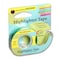 Lee Products Removable Highlighter Tape, Fluorescent Green, PK6 19976 - alternate 2
